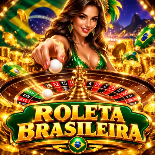 Mesa de roleta ao vivo com crupiê brasileiro