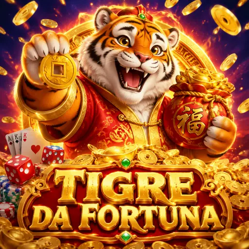 Card do slot Fortune Tiger com tema de tigre chinês
